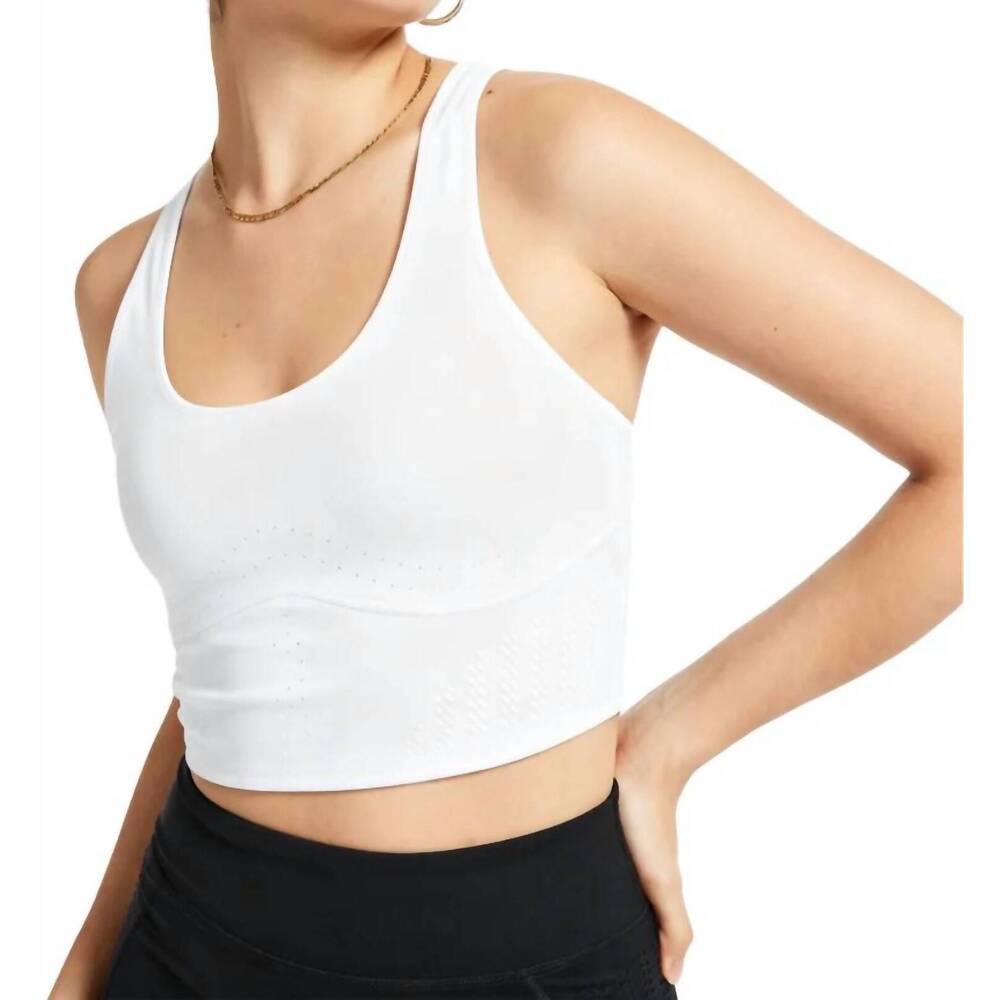 NEW BANDIER lasercut tank top in white